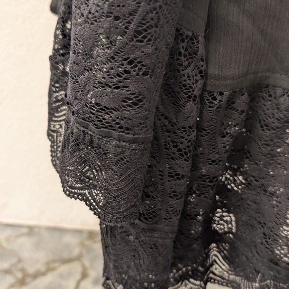 Royal Bones Black Lace Midi Dress - Picture 7 of 12